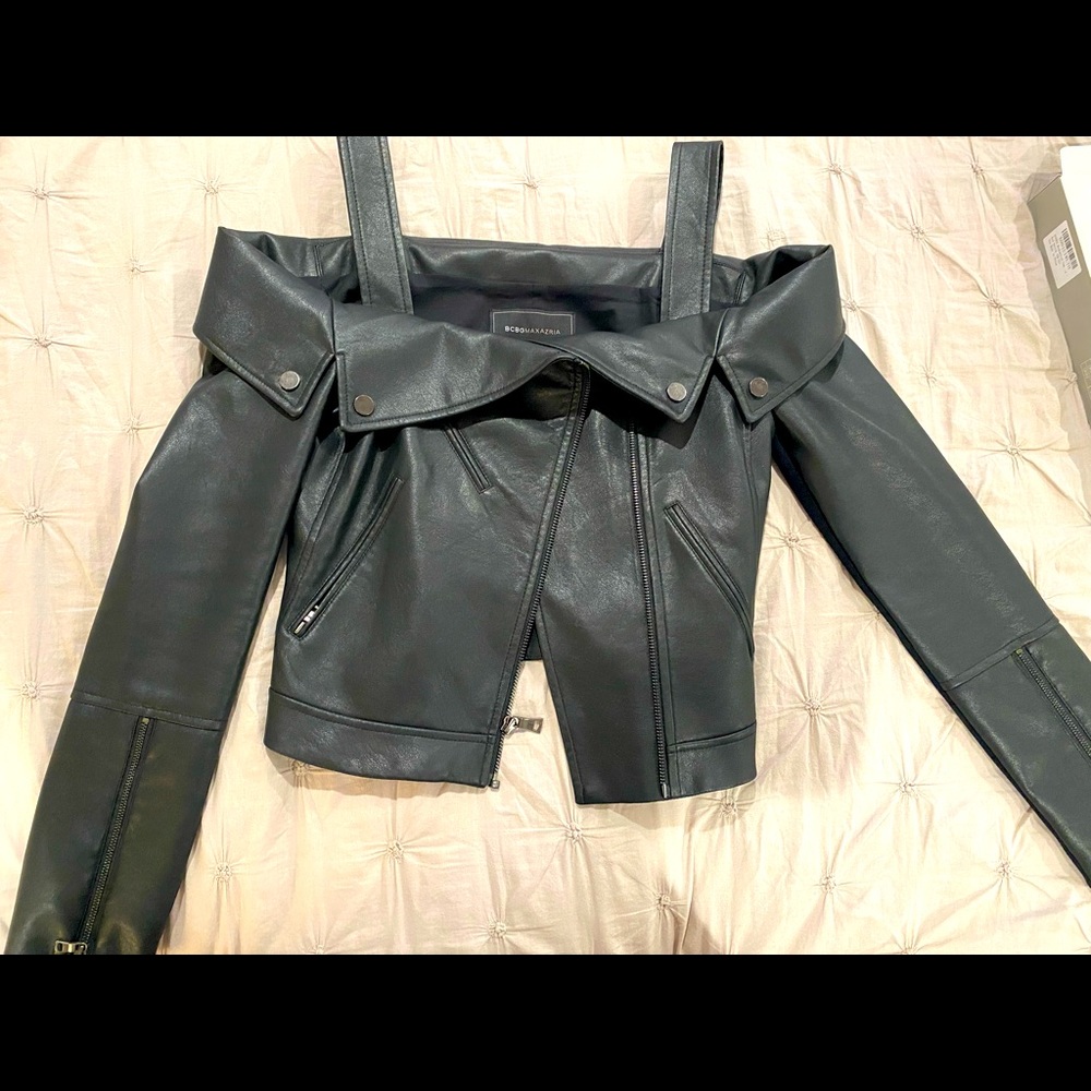 BCBGMaxAzria Biker Jacket XS… ONE OF A KIND LOOK!